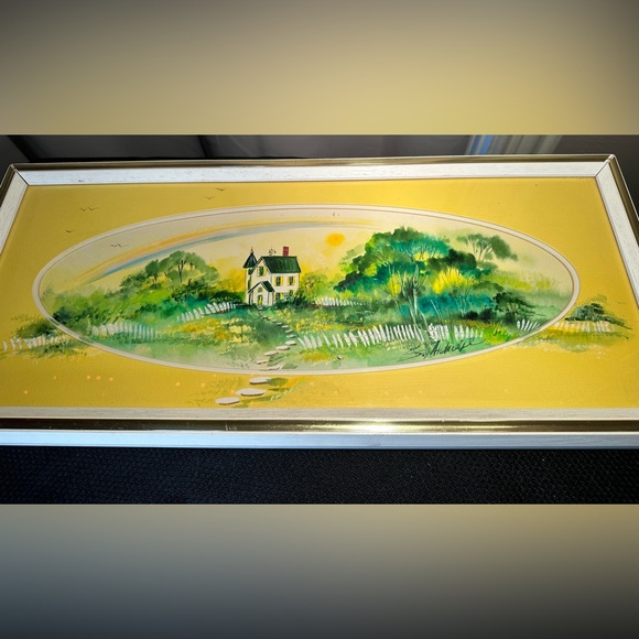 JOY ALLDREDGE ORIGINAL WATERCOLOR PAINTING “Sweet Home” FRAMED 78 - Picture 2 of 8